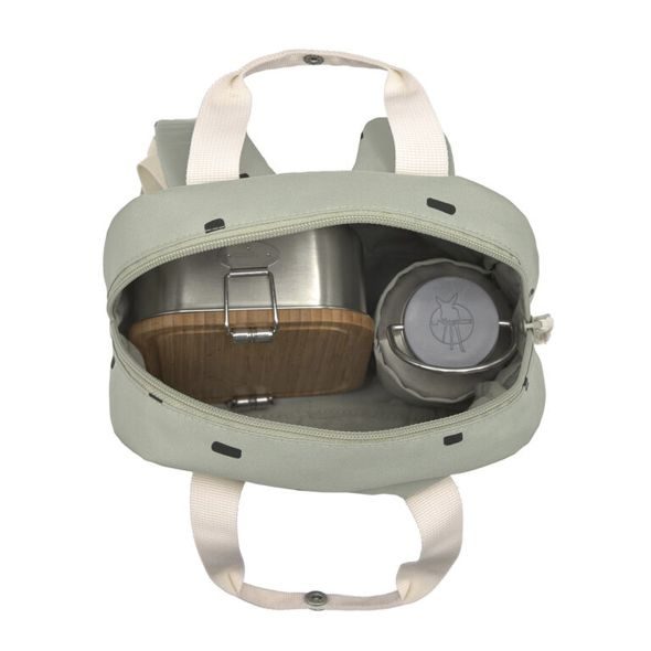 LÄSSIG MINI SQUARE BACKPACK HAPPY PRINTS LIGHT OLIVE - BATOHY A TAŠKY - PRO DĚTI