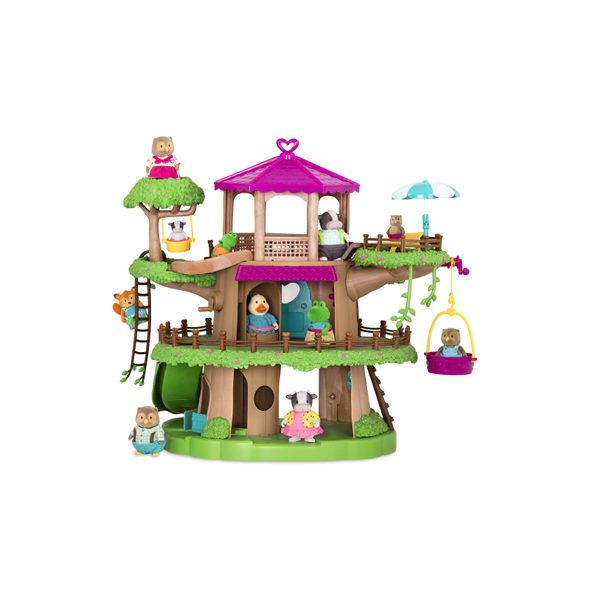LI'L WOODZEEZ DOMEČEK FAMILY TREEHOUSE - DOPLŇKY PRO FIGURKY - PRO DĚTI