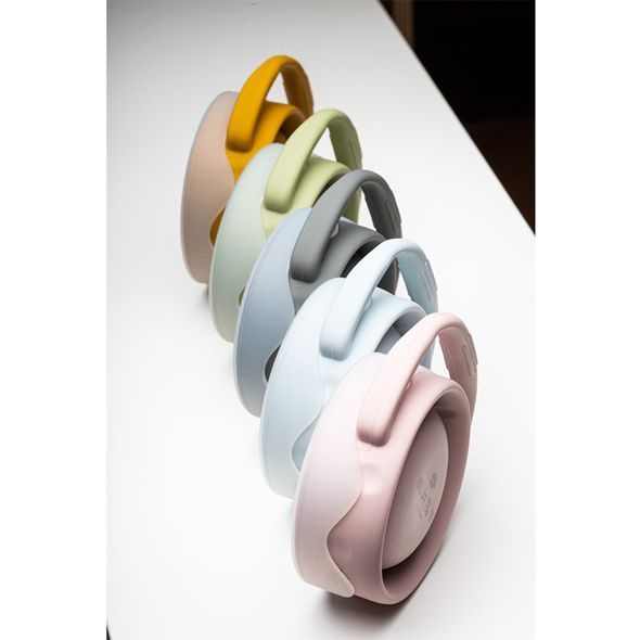 INTERBABY SKLÁDACÍ SILIKONOVÝ HRNEK NA SVAČINKU - OKROVÝ - DĚTSKÉ HRNEČKY - KRMENÍ