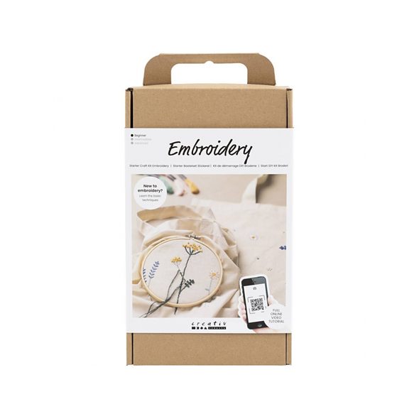 CREATIV COMPANY KREATIVNÍ SADA PRVNÍ VYŠÍVÁNÍ - VÝTVARNÉ POMŮCKY A HRAČKY - PRO DĚTI