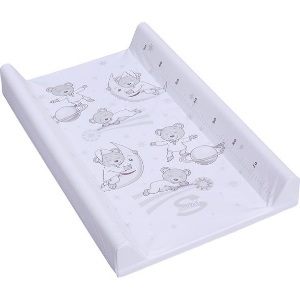 SCARLETT PŘEBALOVACÍ PODLOŽKA S PEVNOU VLOŽKOU GALAXY 80X50CM BÍLÁ - PŘEBALOVACÍ PODLOŽKY - PŘEBALOVÁNÍ