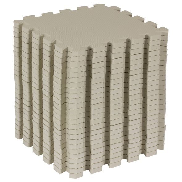 RIALTO BABY HRACÍ PODLOŽKA PUZZLE LIGHT BEIGE 150X150CM - HRACÍ PODLOŽKY NA ZEM - SPINKÁNÍ