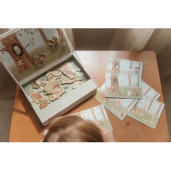 LITTLE DUTCH MAGNETICKÁ HRA FOREST FRIENDS - MAGNETICKÉ HRAČKY - PRO DĚTI