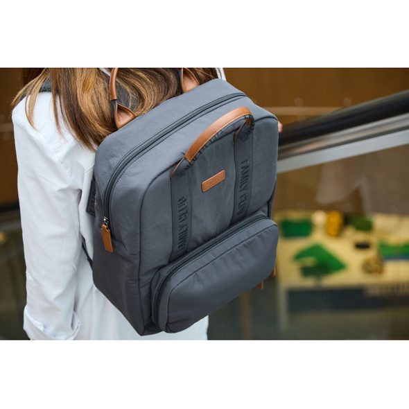 CHILDHOME PŘEBALOVACÍ BATOH FAMILY CLUB SIGNATURE URBAN DARK GREY - PŘEBALOVACÍ BATOHY - KOČÁRKY A PŘÍSLUŠENSTVÍ