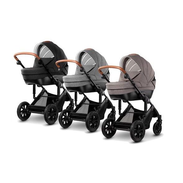 KINDERKRAFT KOČÁREK KOMBINOVANÝ PRIME 3V1 BEIGE + KOŠ NA PLENY ANGELCARE - TROJKOMBINACE - KOČÁRKY A PŘÍSLUŠENSTVÍ