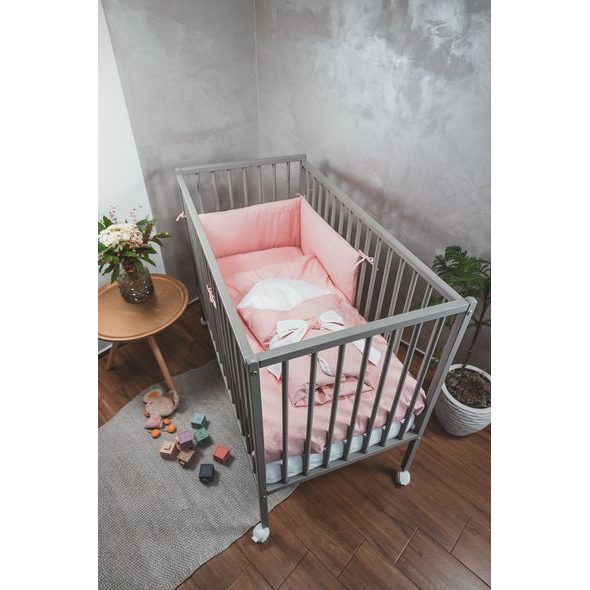 ENIE BABY PÉŘOVÁ ZAVINOVAČKA DOTS CORAL 80X80 CM - ZAVINOVAČKY - SPINKÁNÍ