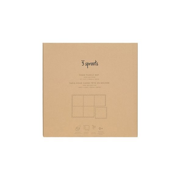 3 SPROUTS PĚNOVÁ HRACÍ PODLOŽKA TURTLEDOVE GREY - HRACÍ PODLOŽKY NA ZEM - SPINKÁNÍ