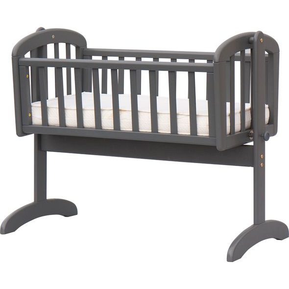 SCARLETT DĚTSKÁ KOLÉBKA ARDI BŘÍZA ŠEDÁ 90X41CM - KOŠÍKY A KOLÉBKY - SPINKÁNÍ