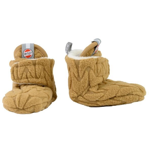 LODGER SLIPPER FLEECE EMPIRE DARK HONEY 6 - 12 MĚSÍCŮ - BOTIČKY - PRO DĚTI