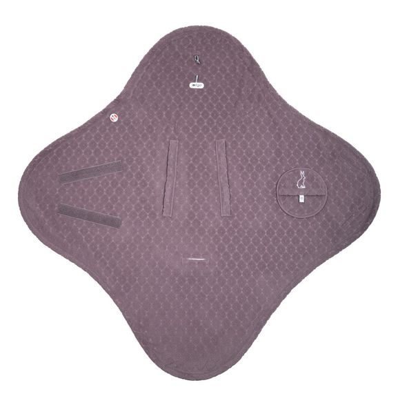 LODGER WRAPPER FOLKLORE FLEECE MAUVE - ZAVINOVAČKY - SPINKÁNÍ