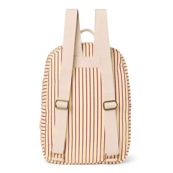 STUDIO NOOS POPLIN MIDI BACKPACK BATŮŽEK PŘEDNÍ KAPSA BUTTER YELLOW STRIPPED - DOPLŇKY - PRO MAMINKY
