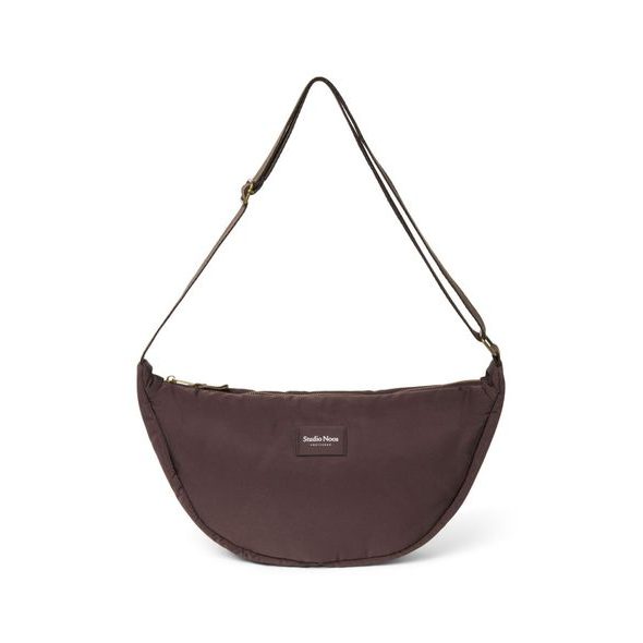 STUDIO NOOS PUFFY MINI FANNY PACK KABELKA BROWN - ORGANIZÉRY A KOŠÍKY - KOČÁRKY A PŘÍSLUŠENSTVÍ