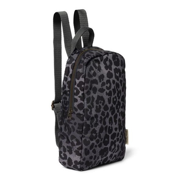 STUDIO NOOS PUFFY MINI BACKPACK BATŮŽEK BLACK LEOPARD - ORGANIZÉRY A KOŠÍKY - KOČÁRKY A PŘÍSLUŠENSTVÍ