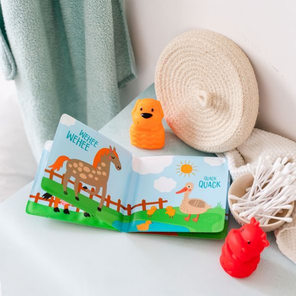 CANPOL BABIES MĚKKÁ KNÍŽKA PÍSKACÍ ANIMALS - KNÍŽKY PRO NEJMENŠÍ - PRO DĚTI