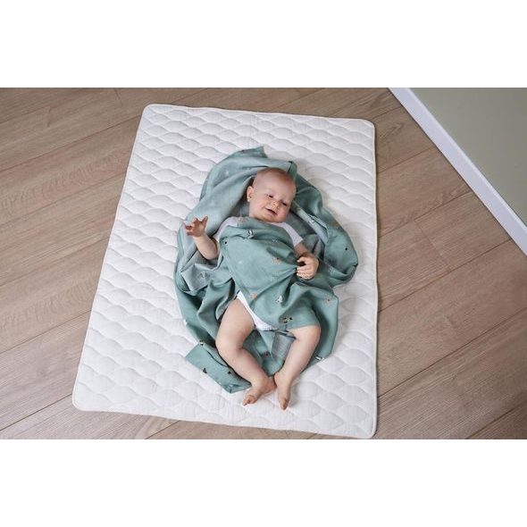 BEBE-JOU MUŠELÍNOVÁ PLENKA 70X70 CM SET 3KS OCEAN VIBES - LÁTKOVÉ PLENY SKLÁDANÉ - PŘEBALOVÁNÍ