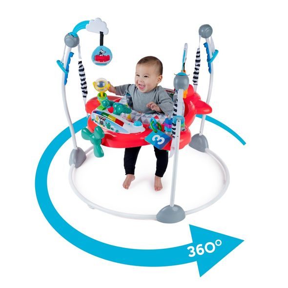 BABY EINSTEIN SKÁKADLO/AKTIVNÍ CENTRUM 2V1 OCEAN EXPLORERS AIRPLANE ADVENTURE™ 6M+ DO 12 KG - AKTIVNÍ CENTRA - PRO DĚTI