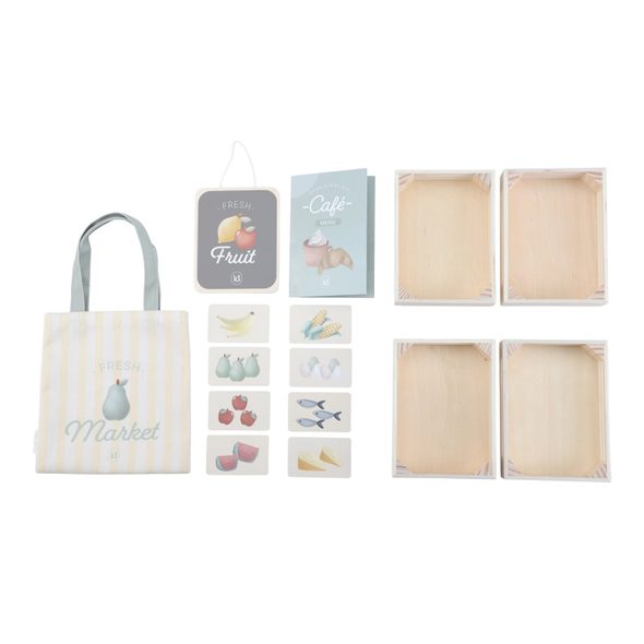 LITTLE DUTCH PRODEJNÍ STÁNEK S DOPLŇKY DŘEVĚNÝ - LITTLE DUTCH - PRO DĚTI