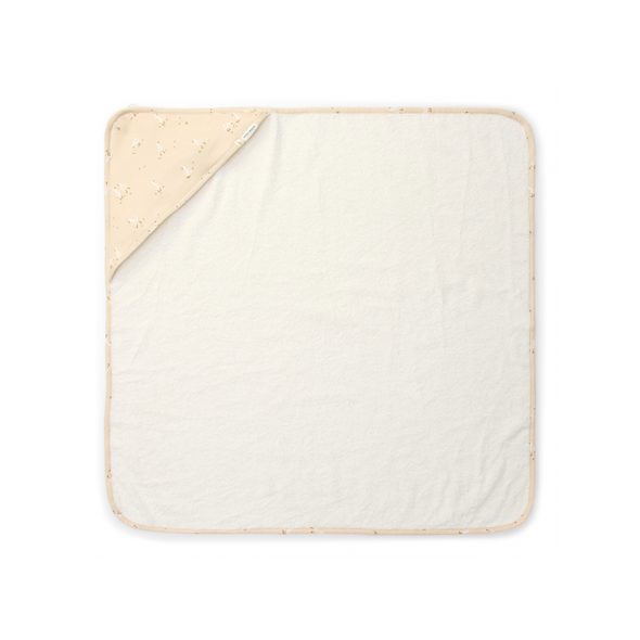 LITTLE DUTCH OSUŠKA S KAPUCÍ 75X75 CM HUSA NEWBORN NATURALS - OSUŠKY A DĚTSKÉ ŽUPANY - KOUPÁNÍ A ZDRAVÍ