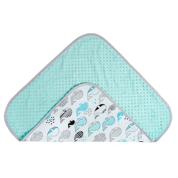 TOMI DEKA MINKY VELRYBA - DĚTSKÉ DEKY PRO MIMINKA - SPINKÁNÍ