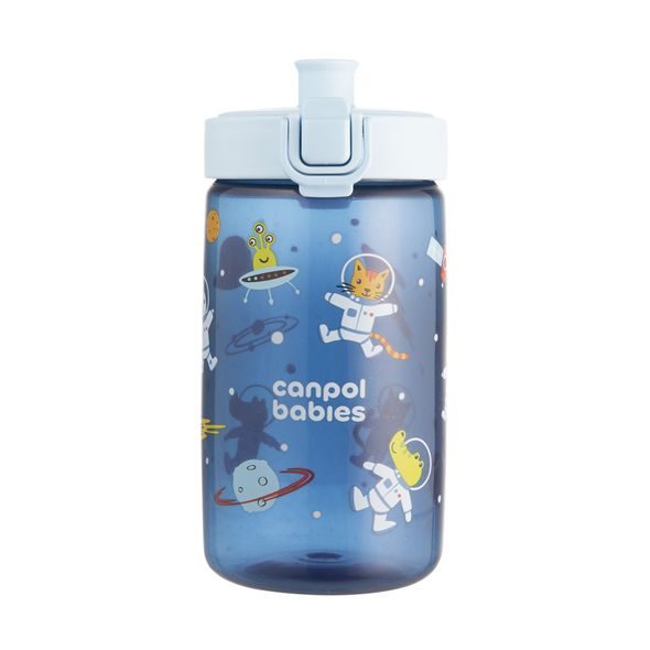 CANPOL BABIES LAHEV PRO DĚTI JUNIOR 400ML MODRÁ - SPORTOVNÍ LAHVE - KRMENÍ
