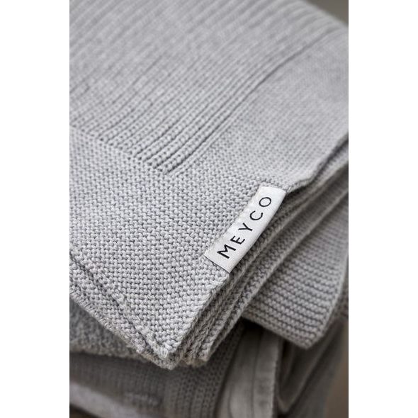 MEYCO DEKA RIB - GREY MELANGE - DĚTSKÉ DEKY PRO MIMINKA - SPINKÁNÍ