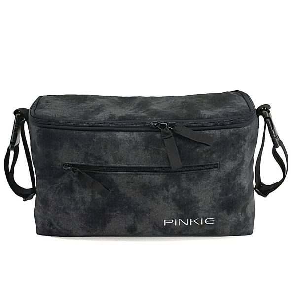 PINKIE ORGANIZÉR FAUX LEATHER BLACK CLOSED - ORGANIZÉRY A KOŠÍKY - KOČÁRKY A PŘÍSLUŠENSTVÍ