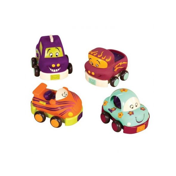 B-TOYS AUTÍČKA NA SETRVAČNÍK WHEEEE-LS! - AUTA - PRO DĚTI