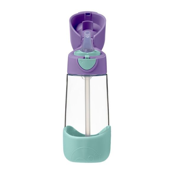 B.BOX LÁHEV NA PITÍ S BRČKEM 450 ML - LILAC POP - SPORTOVNÍ LAHVE - KRMENÍ