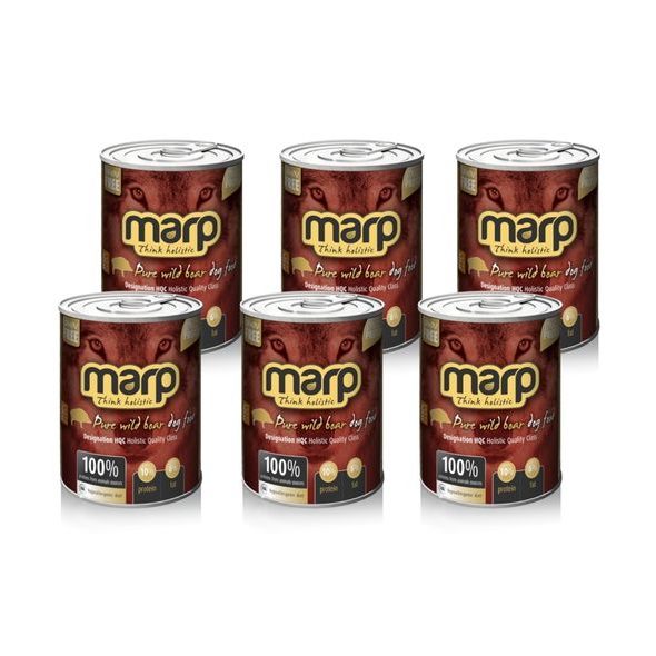 MARP WILD BOAR KONZERVA PRO PSY S DIVOČÁKEM 6X400G - KONZERVY PRO PSY - CHOVATELSKÉ POTŘEBY MALVÍKZOO