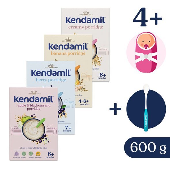 KENDAMIL VARIACE MLÉČNÝCH KAŠÍ (600 G) - KAŠE - KRMENÍ