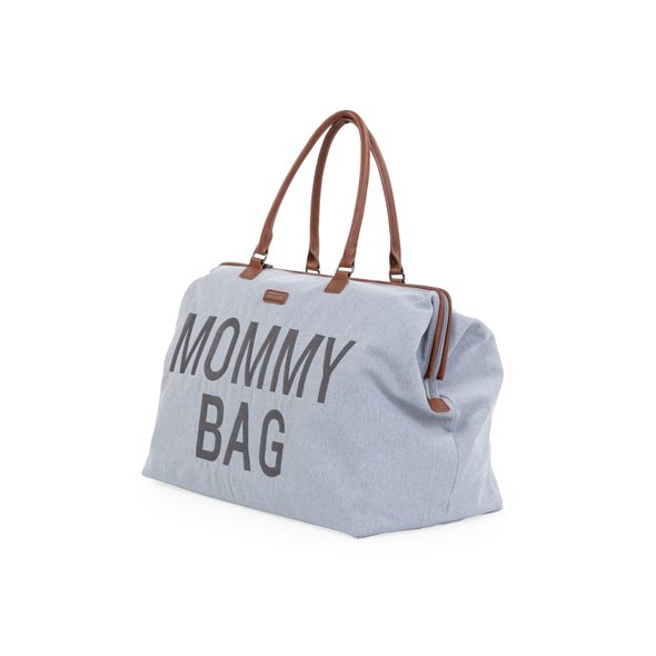 CHILDHOME PŘEBALOVACÍ TAŠKA MOMMY BAG CANVAS GREY - PŘEBALOVACÍ TAŠKY - KOČÁRKY A PŘÍSLUŠENSTVÍ