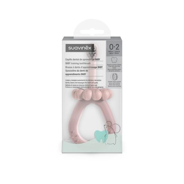 SUAVINEX DĚTSKÝ KARTÁČEK NA ZOUBKY BABY 0-2 LET - ZUBNÍ KARTÁČKY A PASTY - KOUPÁNÍ A ZDRAVÍ