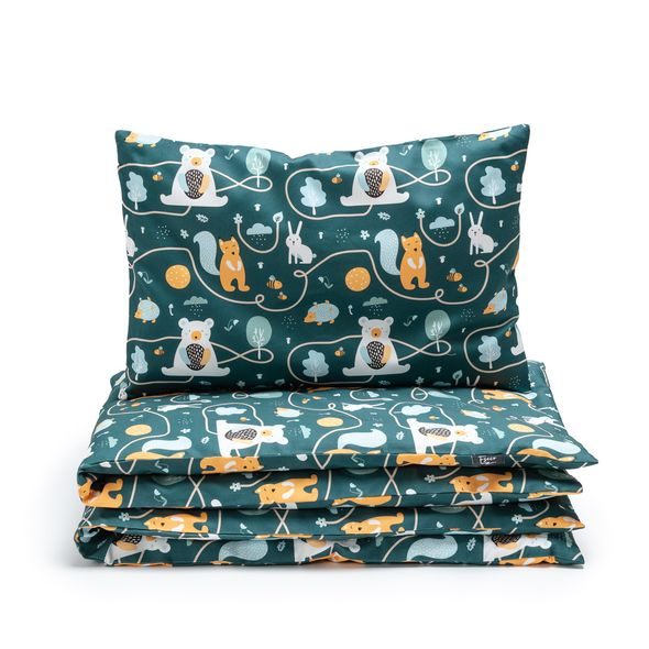 T-TOMI POVLEČENÍ DO POSTÝLKY ANIMAL FRIENDS - POVLEČENÍ DO POSTÝLKY - SPINKÁNÍ