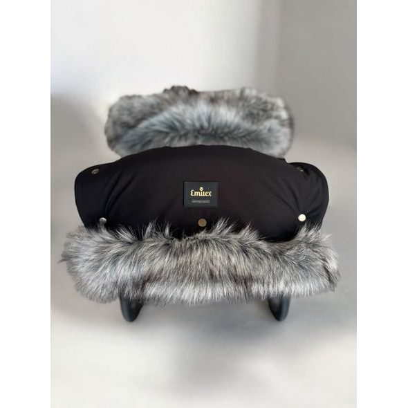 EMITEX RUKÁVNÍK LUXURY SOFT GRAY - RUKÁVNÍKY NA KOČÁREK - KOČÁRKY A PŘÍSLUŠENSTVÍ