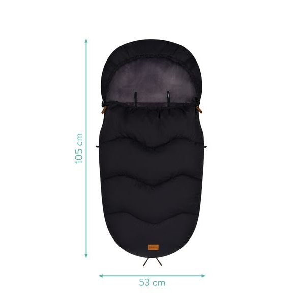 FILLIKID FUSAK ZIMNÍ OGRE BLACK - FUSAKY DO KOČÁRKU - KOČÁRKY A PŘÍSLUŠENSTVÍ