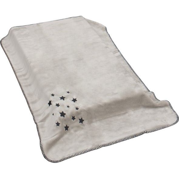SCARLETT ŠPANĚLSKÁ DEKA 11227 ŠEDÁ 80X110CM - DĚTSKÉ DEKY PRO MIMINKA - SPINKÁNÍ