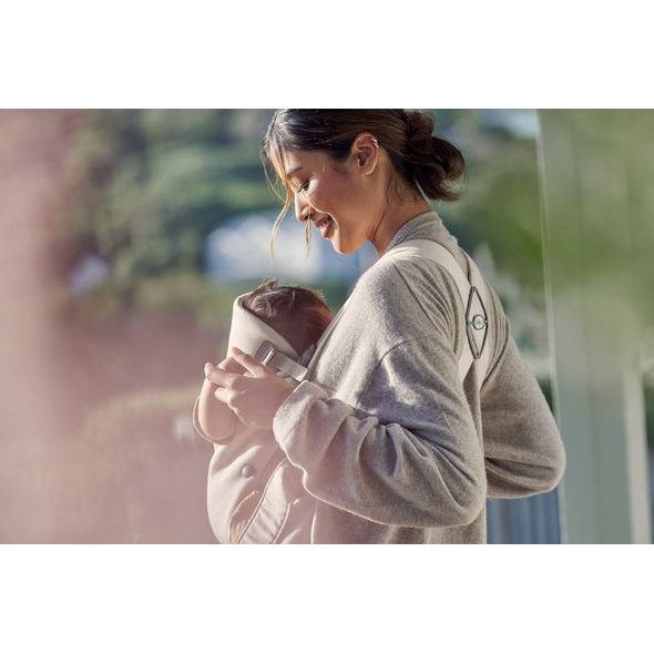 BABYBJÖRN NOSÍTKO MINI 3D JERSEY LIGHT PINK - ERGONOMICKÁ NOSÍTKA - NOŠENÍ & SPORT