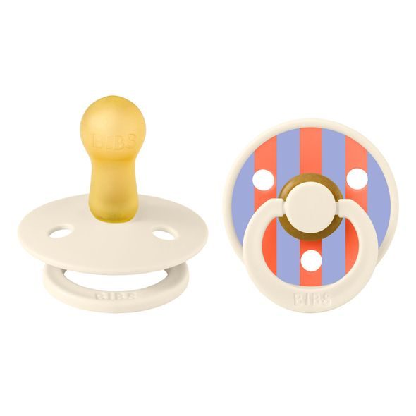 BIBS STUDIO COLOUR PIN DUDLÍKY Z PŘÍRODNÍHO KAUČUKU 2KS VEL. 2 - ŠIDÍTKA A DOPLŇKY - KRMENÍ