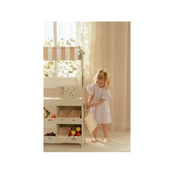 LITTLE DUTCH PRODEJNÍ STÁNEK S DOPLŇKY DŘEVĚNÝ - LITTLE DUTCH - PRO DĚTI