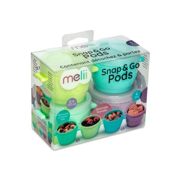 MELII KELÍMKY NA POTRAVINY SNAP&GO 177 ML - 4KS - USKLADNĚNÍ JÍDLA - KRMENÍ