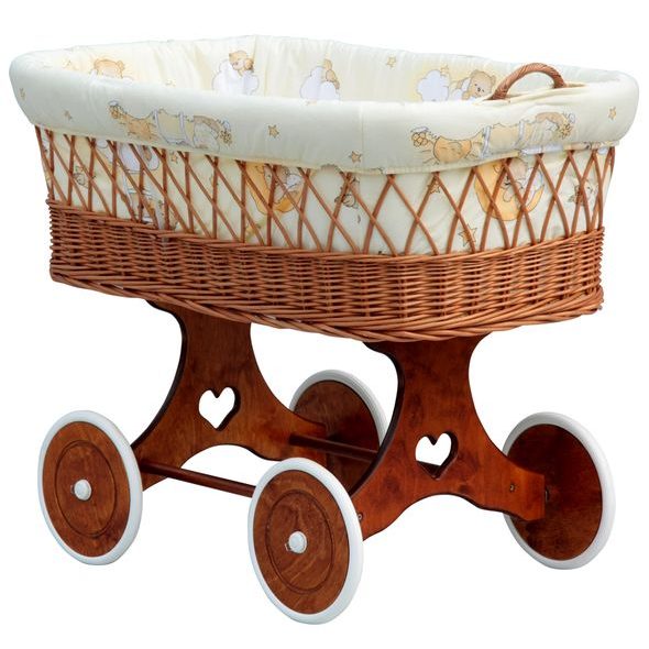 SCARLETT 6-DÍLNÁ SOUPRAVA MRÁČEK DO PROUTĚNÉHO KOŠE- BÉŽOVÁ - POVLEČENÍ DO POSTÝLKY - SPINKÁNÍ