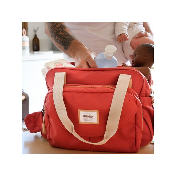 BEABA PŘEBALOVACÍ TAŠKA GENEVA TERRACOTTA - PŘEBALOVACÍ TAŠKY - KOČÁRKY A PŘÍSLUŠENSTVÍ