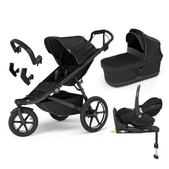 THULE TROJKOMBINACE 6V1 URBAN GLIDE 3 + BASSINET + PŘÍSLUŠENSTVÍ 2024 + MAXI-COSI PEBBLE 360 PRO + ZÁKLADNA FAMILYFIX 360 PRO - KOMBINACE S PŘÍSLUŠENSTVÍM - KOČÁRKY A PŘÍSLUŠENSTVÍ