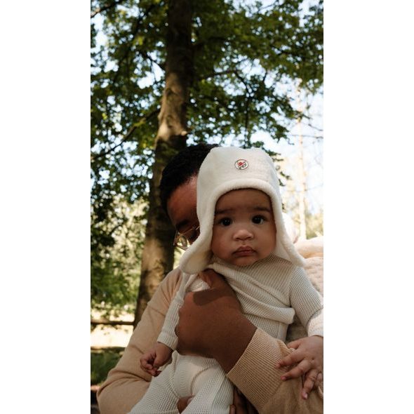 LODGER ZIMNÍ ČEPICE TEDDY CLOUD DANCER 0 - 3 MĚSÍCE - ČEPIČKY A KLOBOUČKY - PRO DĚTI