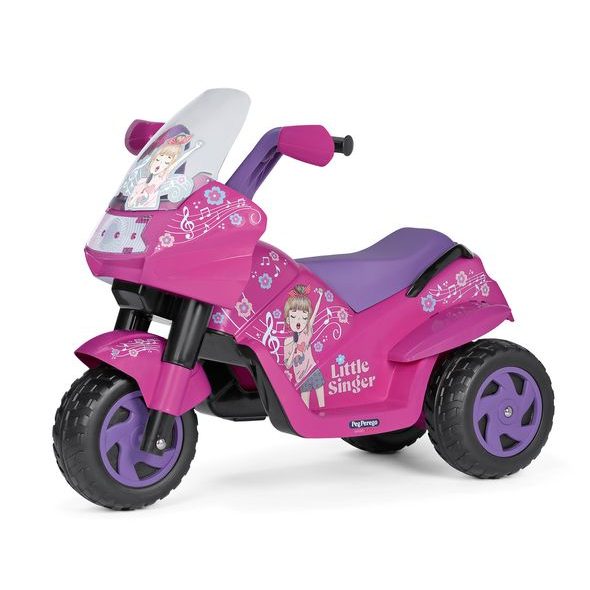 PEG PEREGO LITTLE SINGER VOZIDLA 6V - 1 MOTOR - ELEKTRICKÁ VOZÍTKA - PRO DĚTI