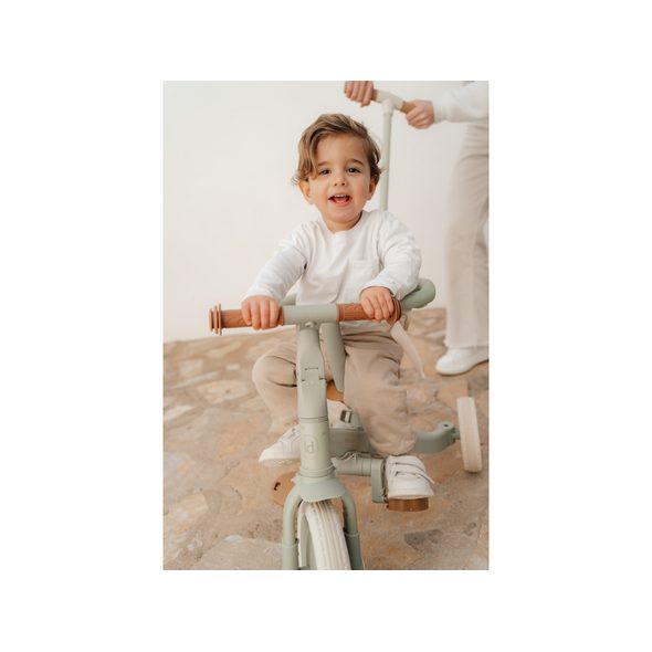 LITTLE DUTCH TŘÍKOLKA 4V1 GREEN - TŘÍKOLKY ŠLAPACÍ - NOŠENÍ & SPORT