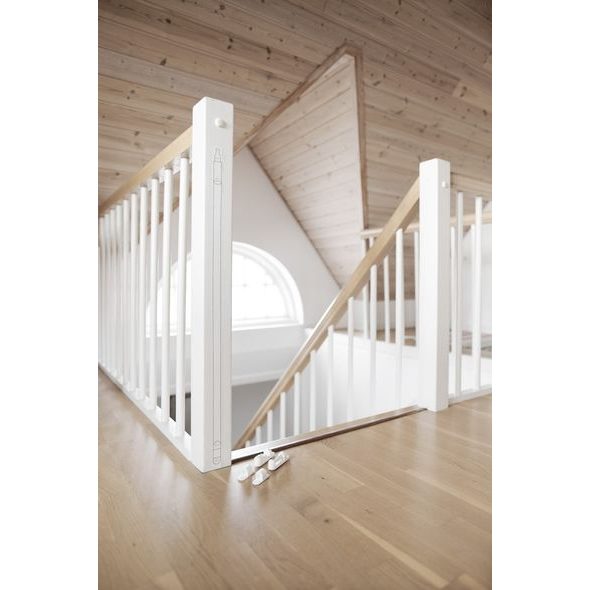 BABY DAN ZÁBRANA BABYDAN EBBA WHITE 67-105,5 CM KOV, ŠROUBOVACÍ - BEZPEČNOST DĚTÍ V DOMÁCNOSTI - KOUPÁNÍ A ZDRAVÍ