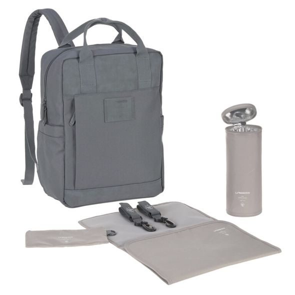 LÄSSIG FAMILY GREEN LABEL VIVIDAL BACKPACK ANTHRACITE - PŘEBALOVACÍ BATOHY - KOČÁRKY A PŘÍSLUŠENSTVÍ