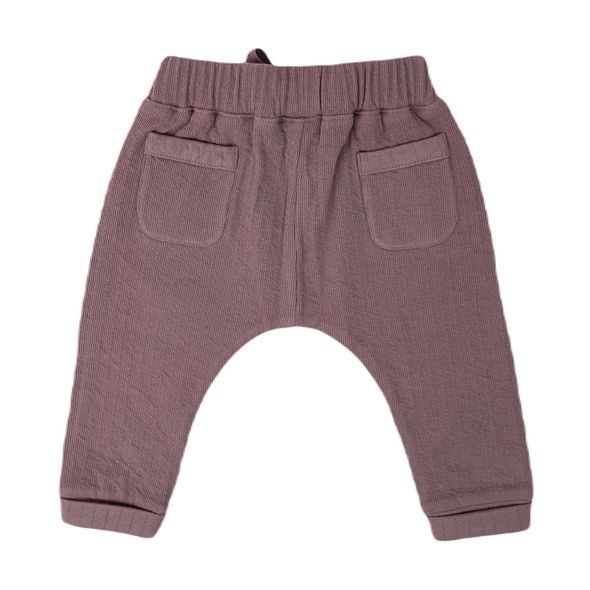 LODGER JOGGER FOLKLORE SOLID MAUVE 62 - KALHOTKY A TEPLÁČKY - PRO DĚTI