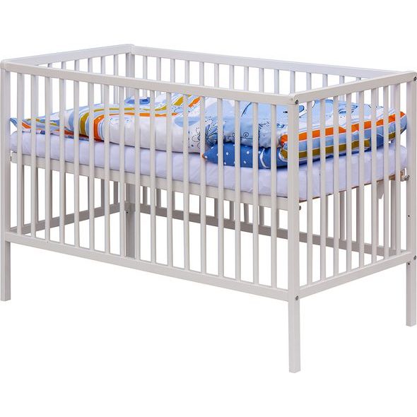 SCARLETT DĚTSKÁ POSTÝLKA S KOMPLETNÍ VÝBAVOU SCARLETT 120 X 60 CM - KOTY - DŘEVĚNÉ POSTÝLKY - SPINKÁNÍ